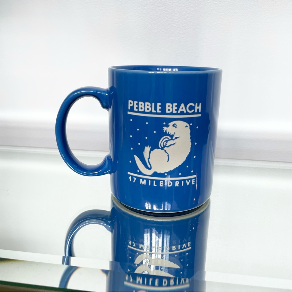 Vintage NWOT California Pebble Beach Otter Mug